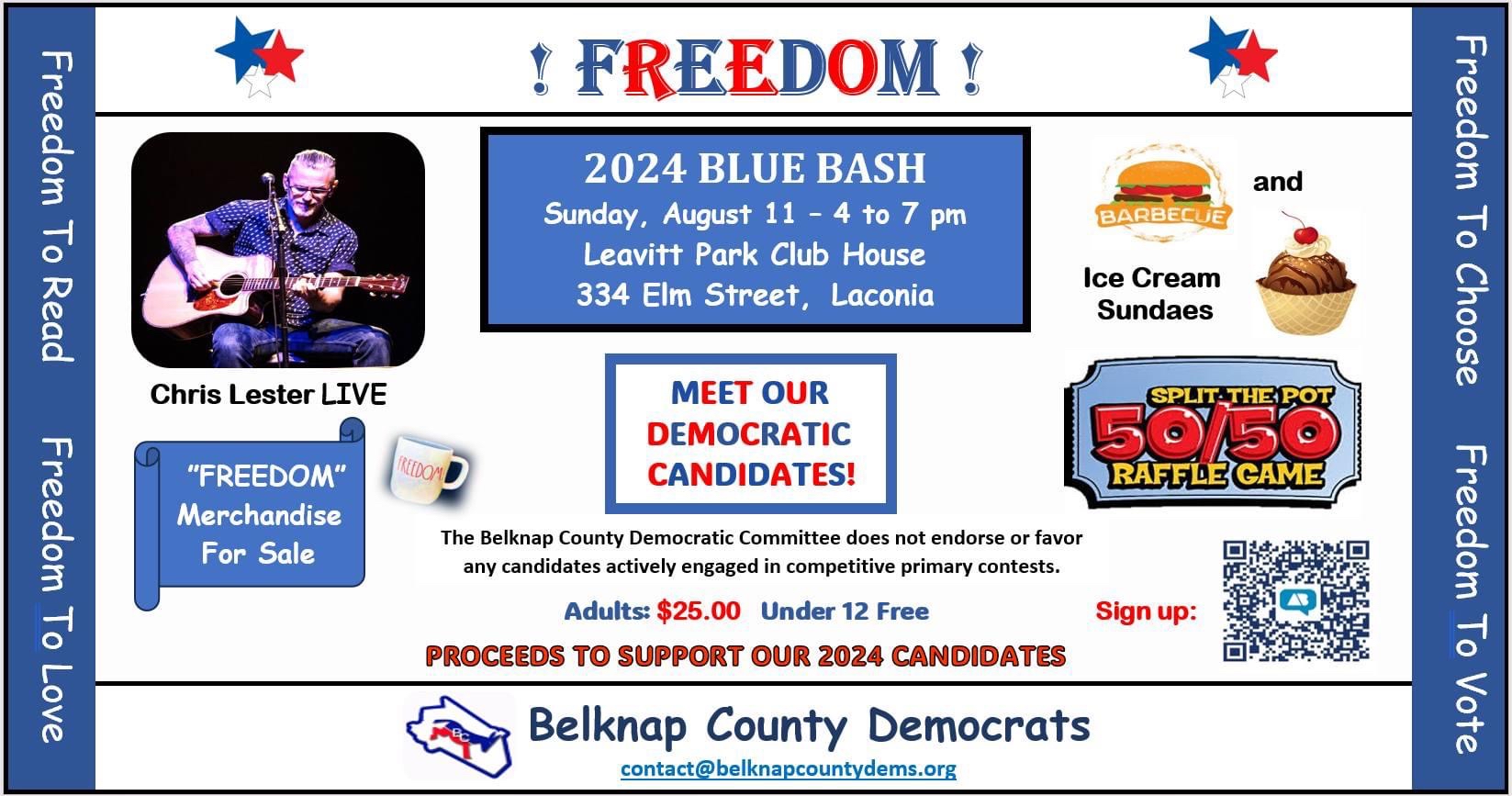 2024 Summer Blue Bash with the Belknap County Democrats